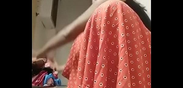  Swathi naidu changing dress to saree